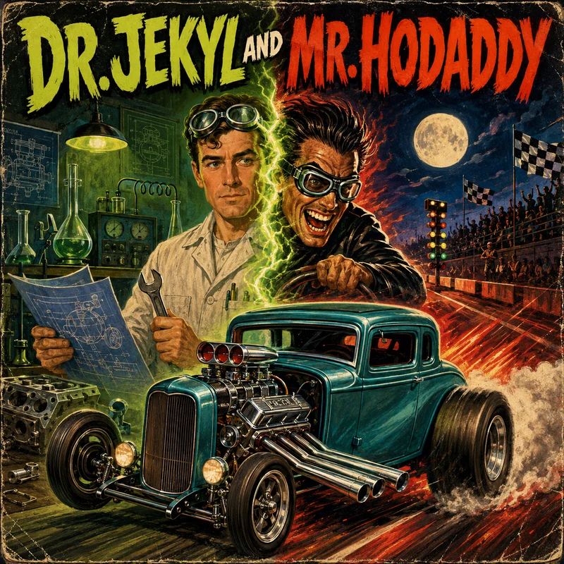 Dr. Jekyl and Mr. Hodaddy cover