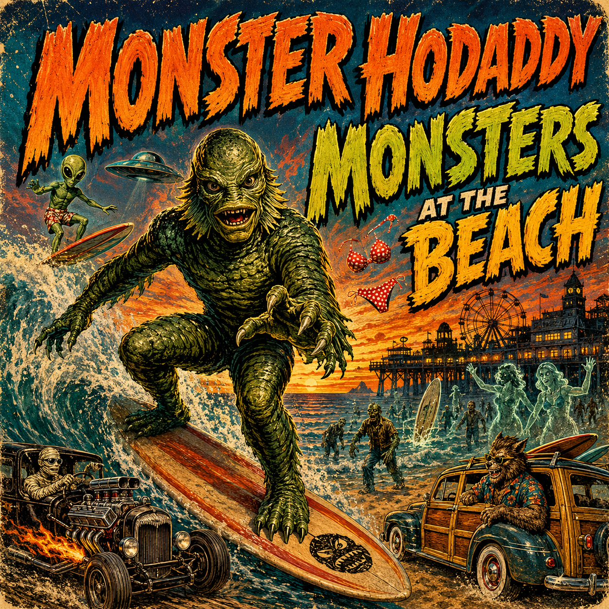 Monsters at the Beach album cover